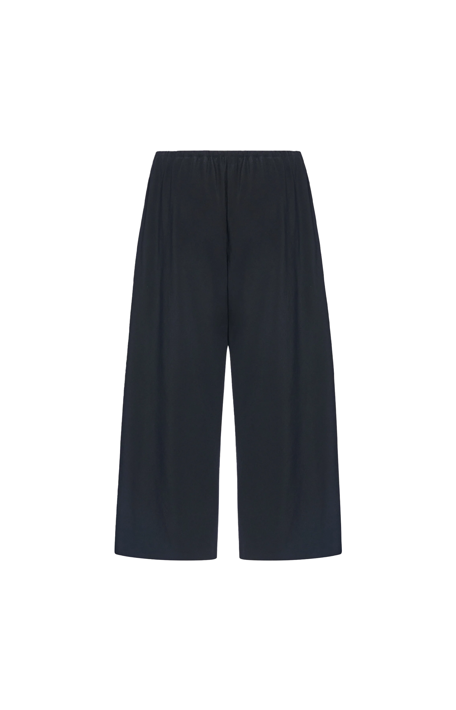 The Row Cosmo Shorts in Black — front view