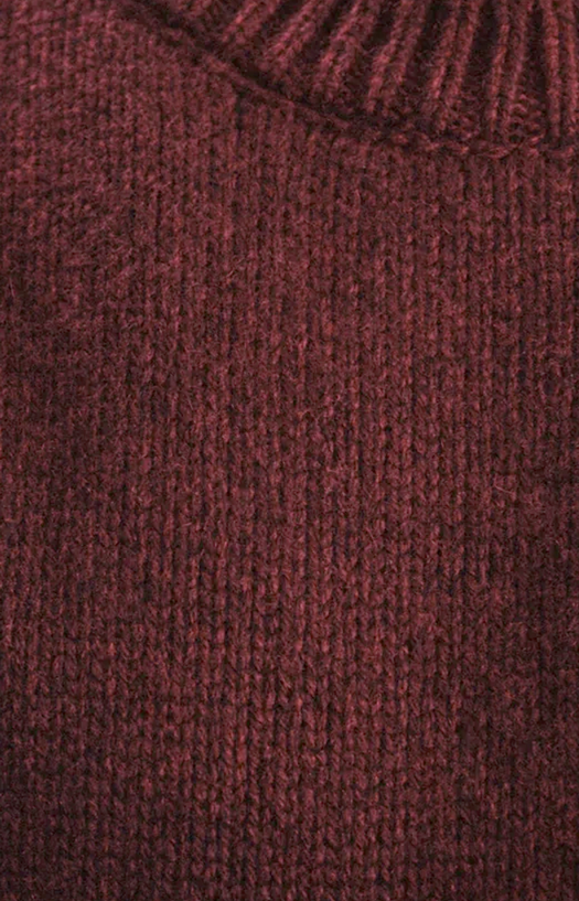 Parth Sweater in Burgundy Melange