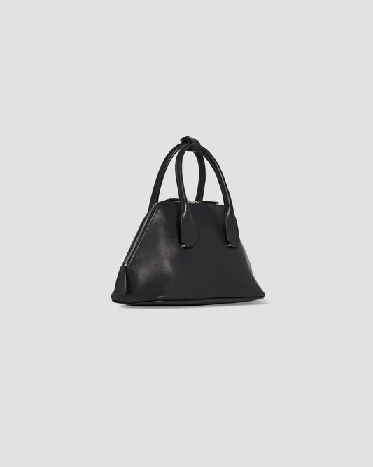 Mini Devon Bag in Black Calfskin Leather