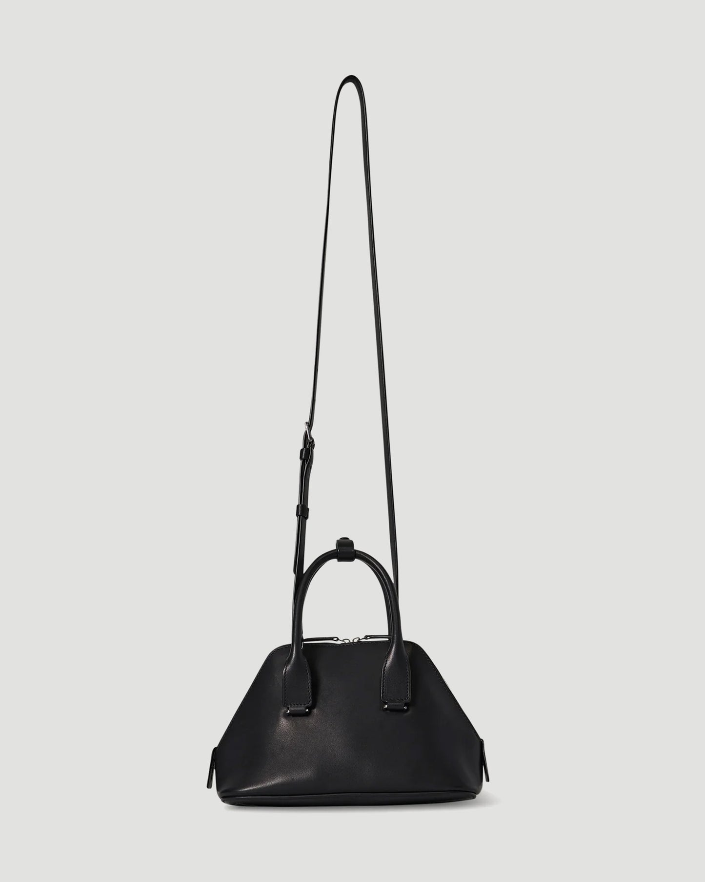 Mini Devon Bag in Black Calfskin Leather