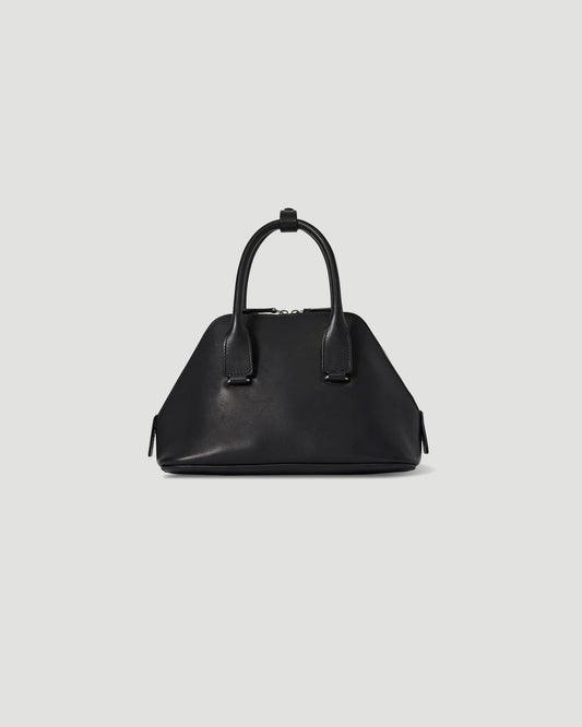 Mini Devon Bag in Black Calfskin Leather