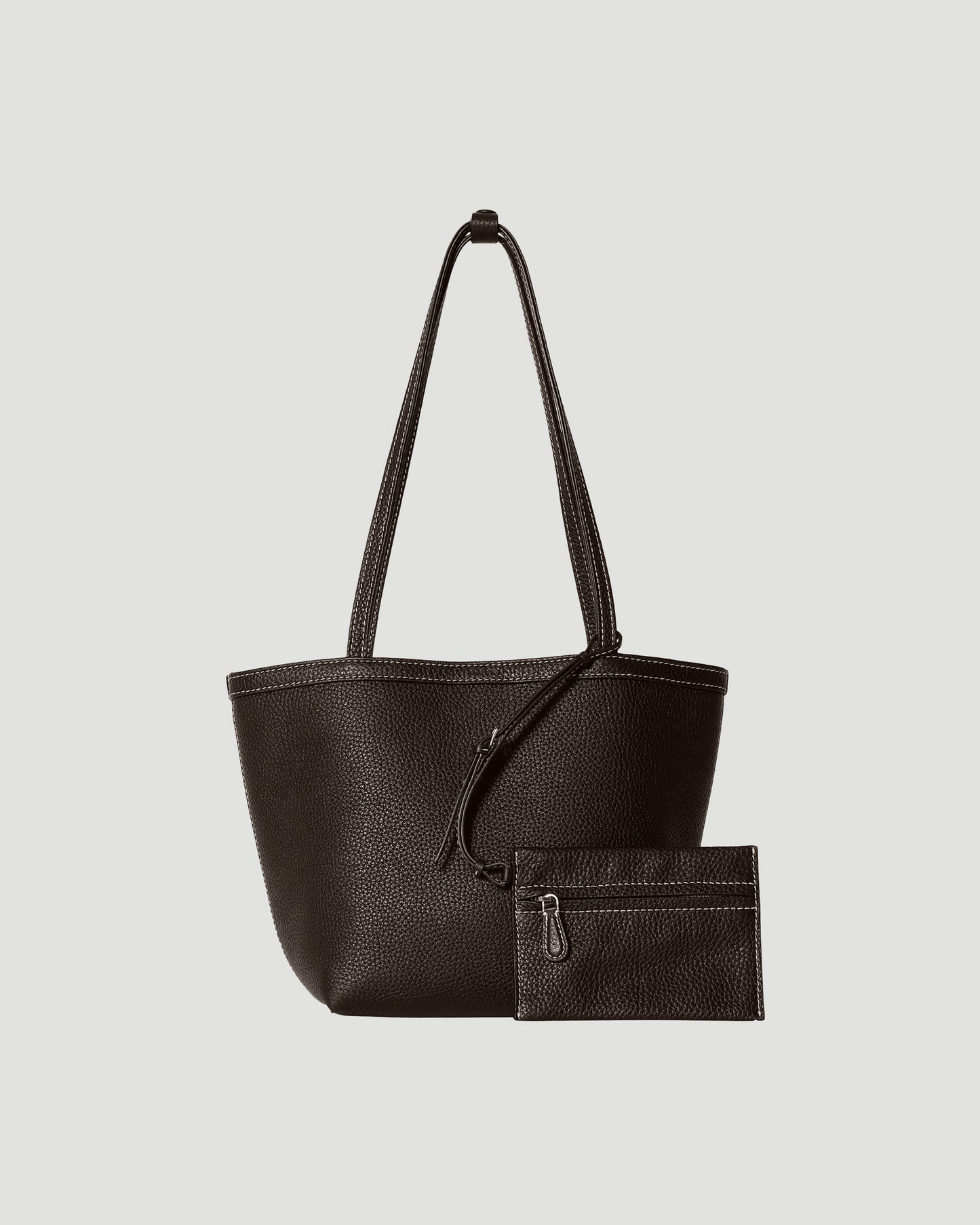 Medium Park Tote Stitch Bag in Leather