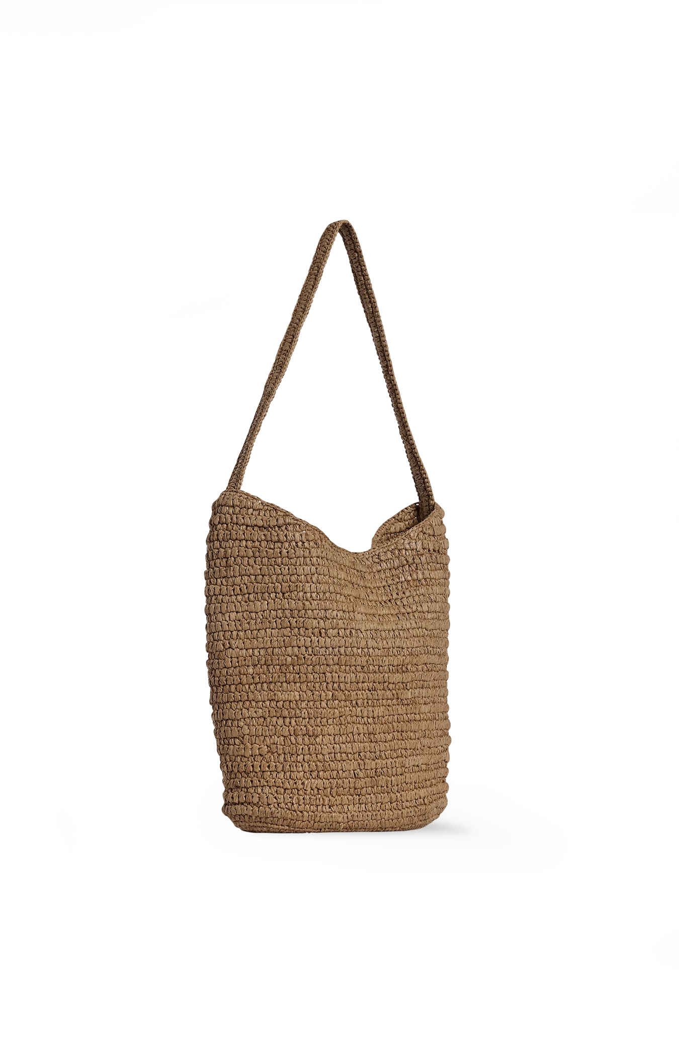 Alma Shoulder Raffia Bag