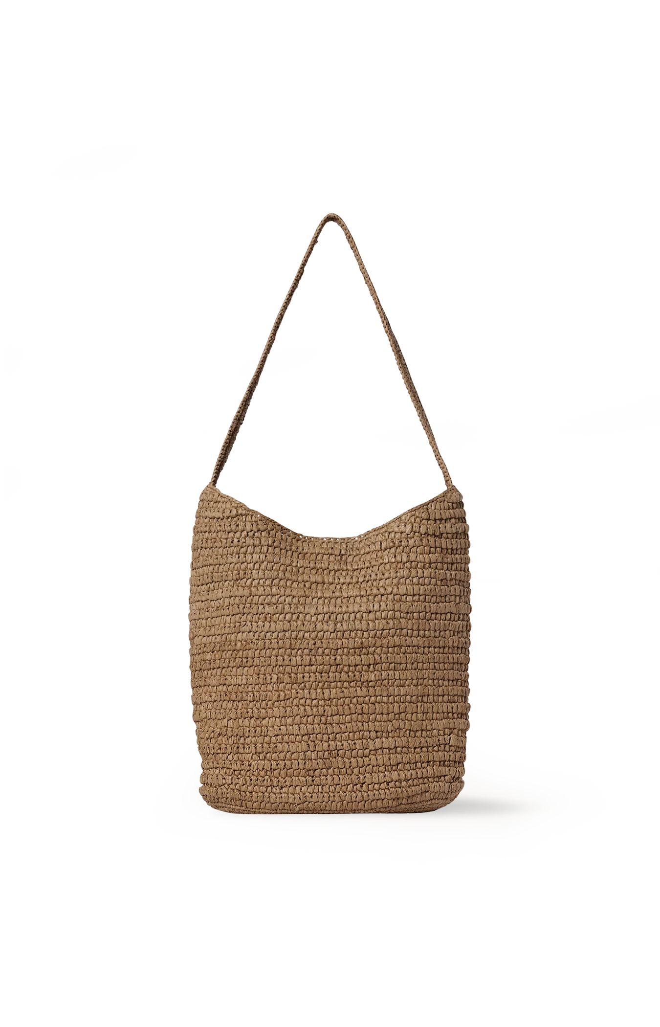 Alma Shoulder Raffia Bag