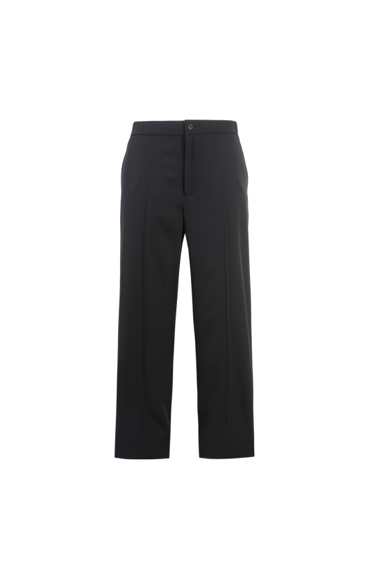 Black Wool Trousers