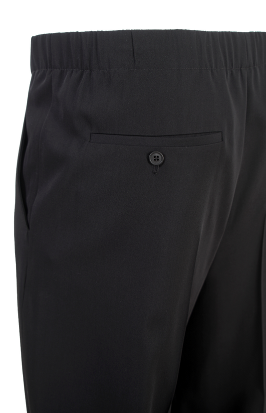 Black Wool Trousers