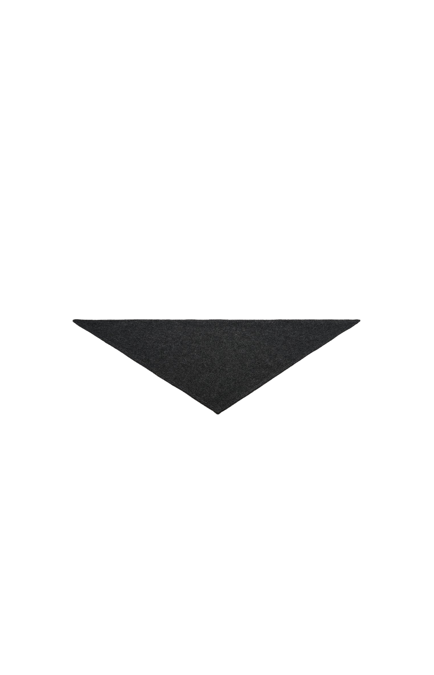 The Row Pyrite Scarf in Charcoal Melange — front view