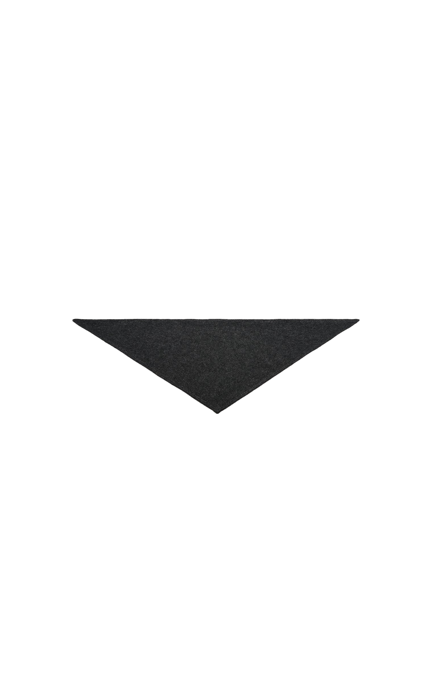 The Row Pyrite Scarf in Charcoal Melange — front view