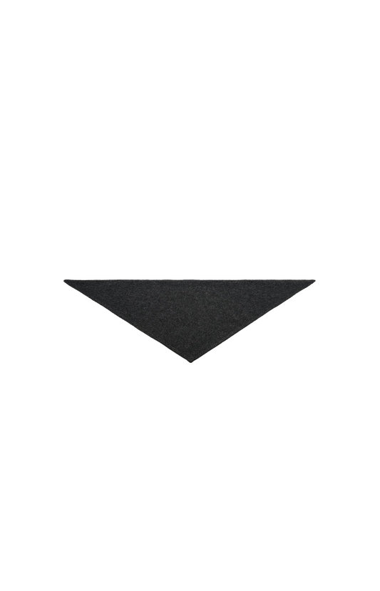 The Row Pyrite Scarf in Charcoal Melange — front view
