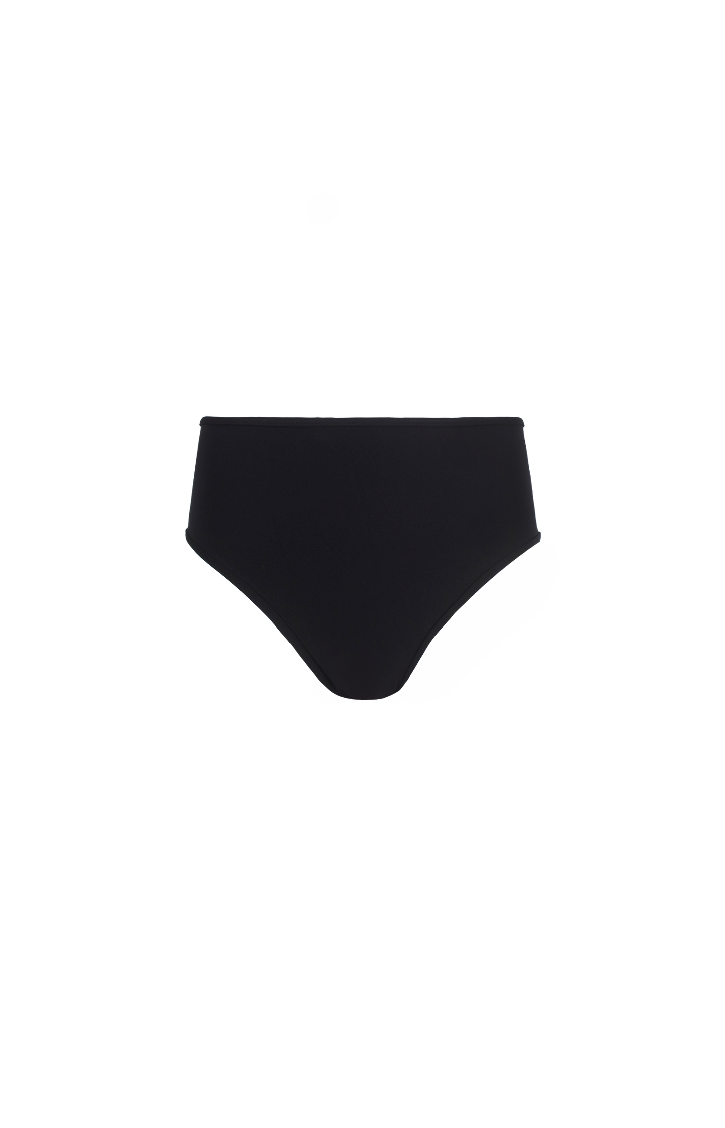 Mid-Rise Bikini Bottoms in Black