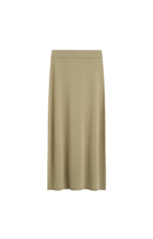 Long Knit Skirt Desert