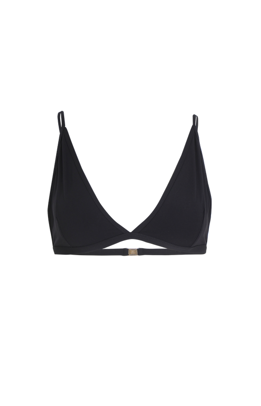 Triangle Bikini Top in Black