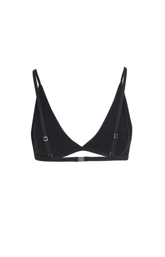 Triangle Bikini Top in Black