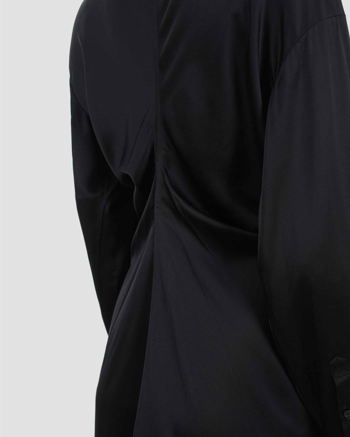 Slouch Shirtdress in Black