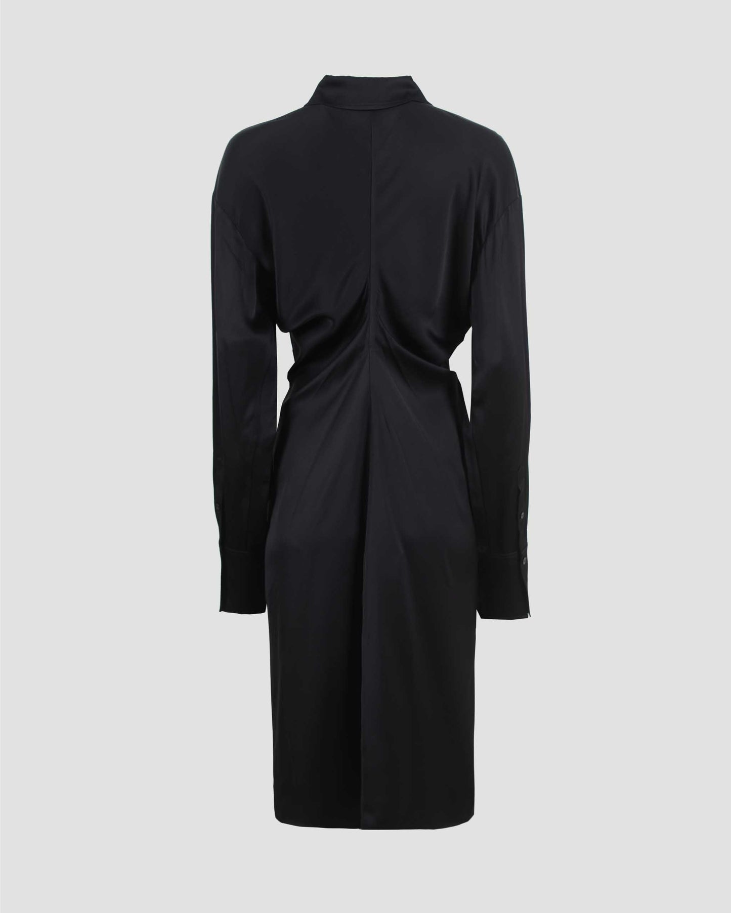 Slouch Shirtdress in Black