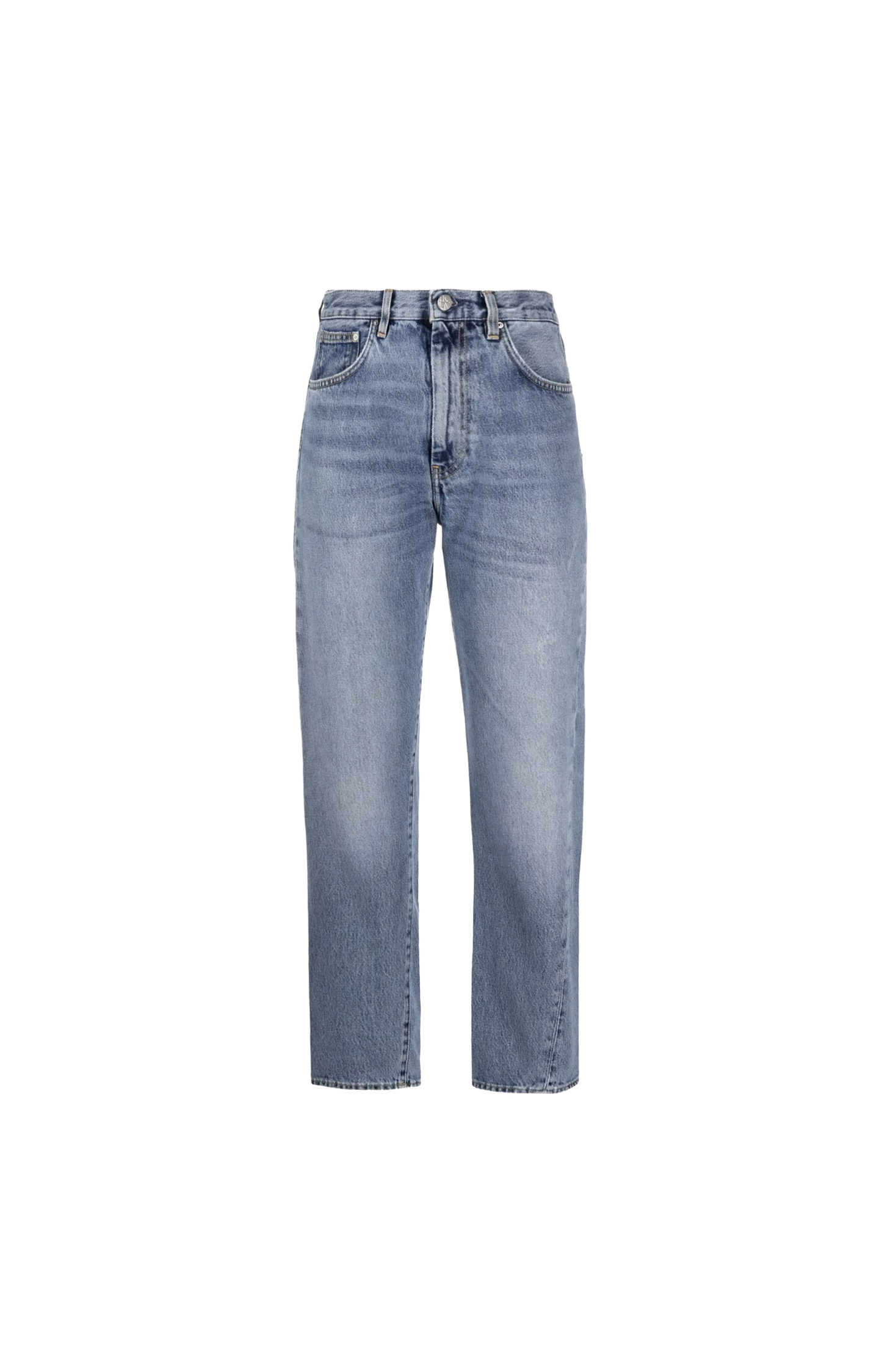 Twisted seam denim worn blue