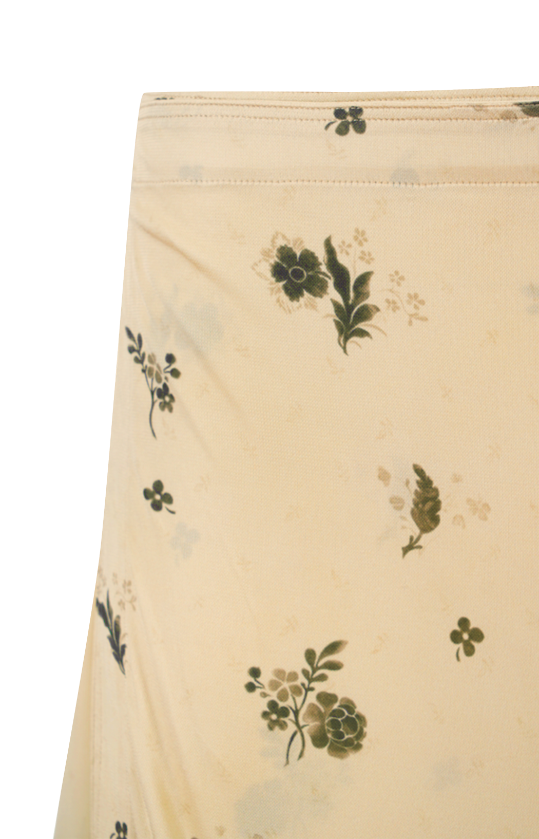 Floral-print jersey maxi wrap skirt