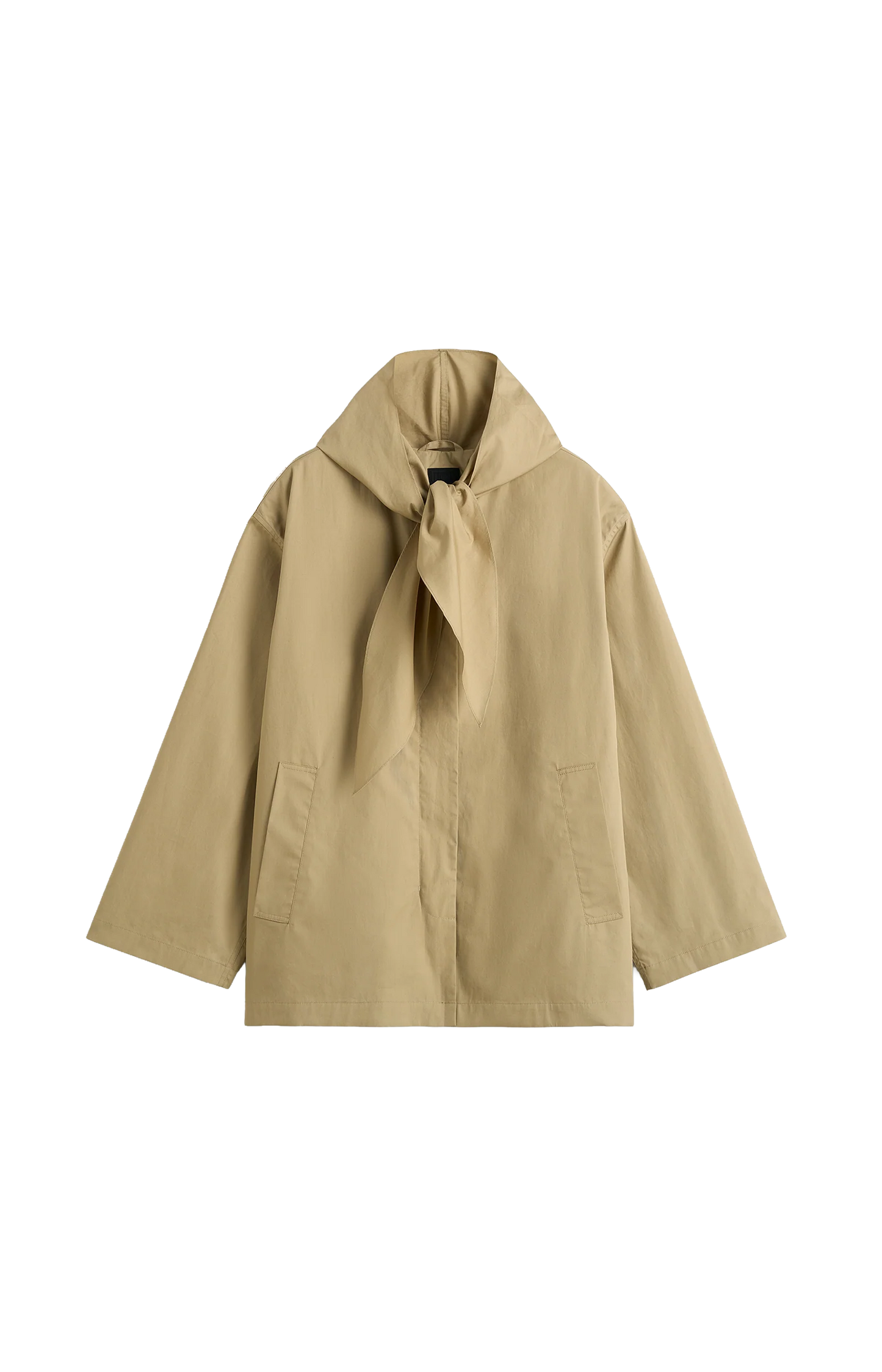 Technical scarf jacket