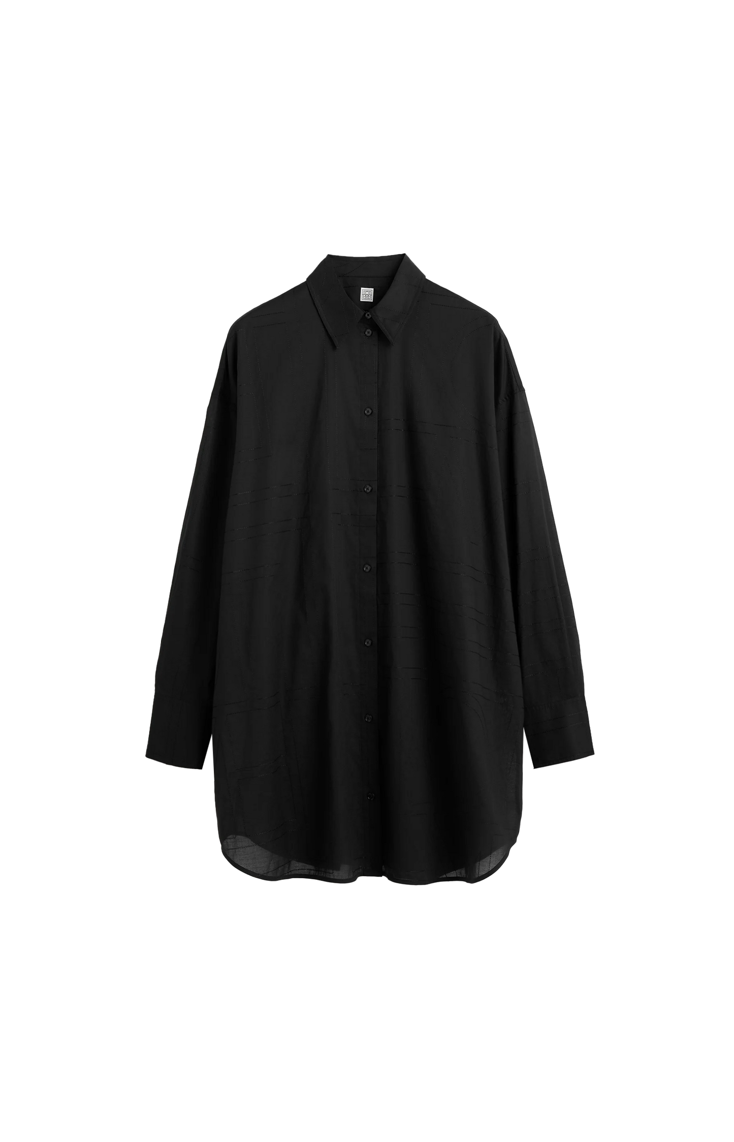 Long Summer Shirt in Black