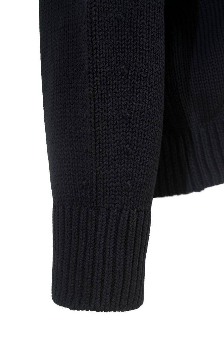 Crewneck Sweater in Black