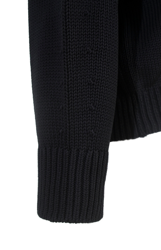 Crewneck Sweater in Black