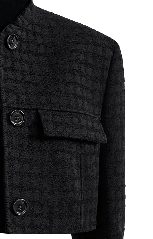 Micro Blazer in Black