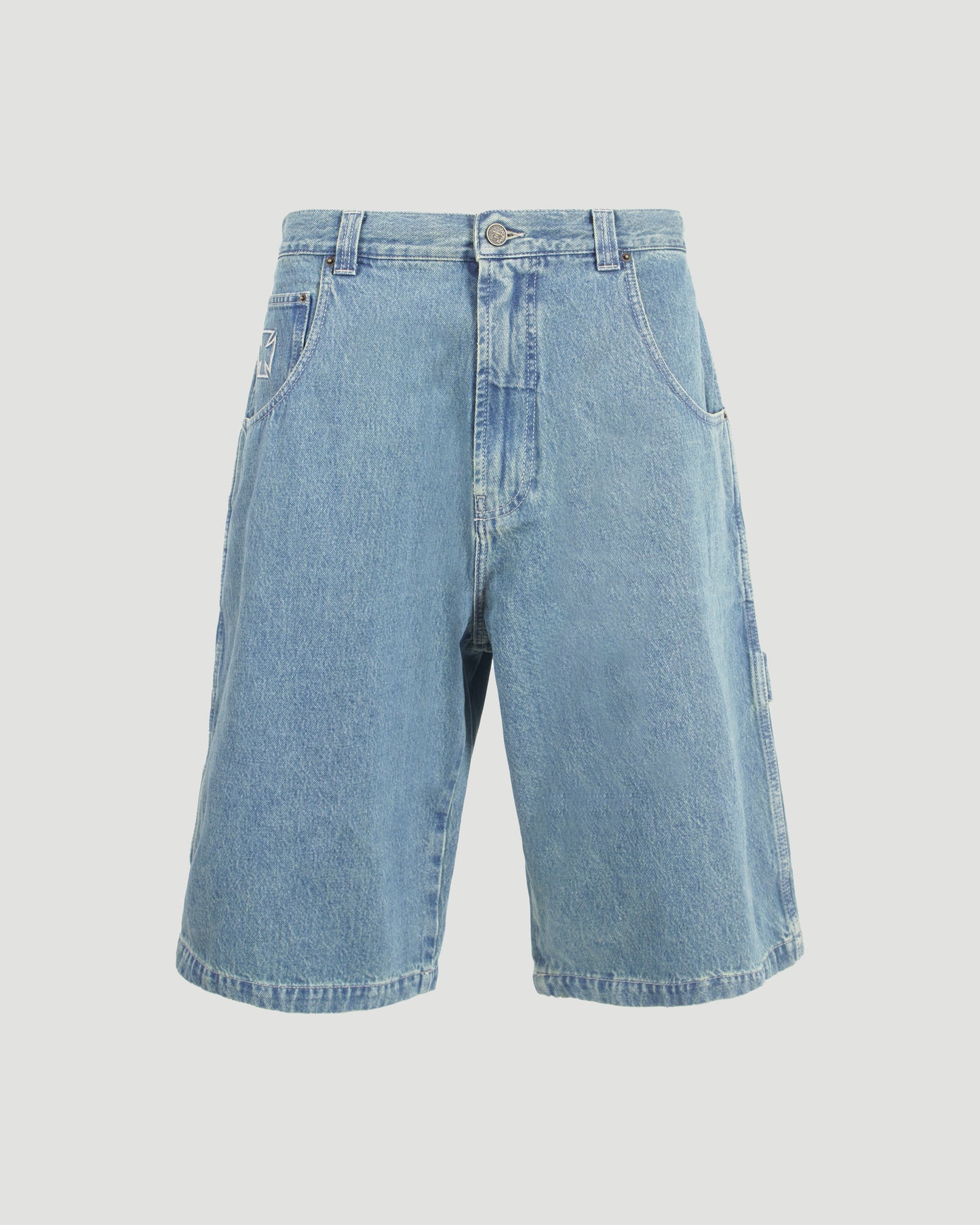 Biker Cross Hip-Hop Denim Shorts