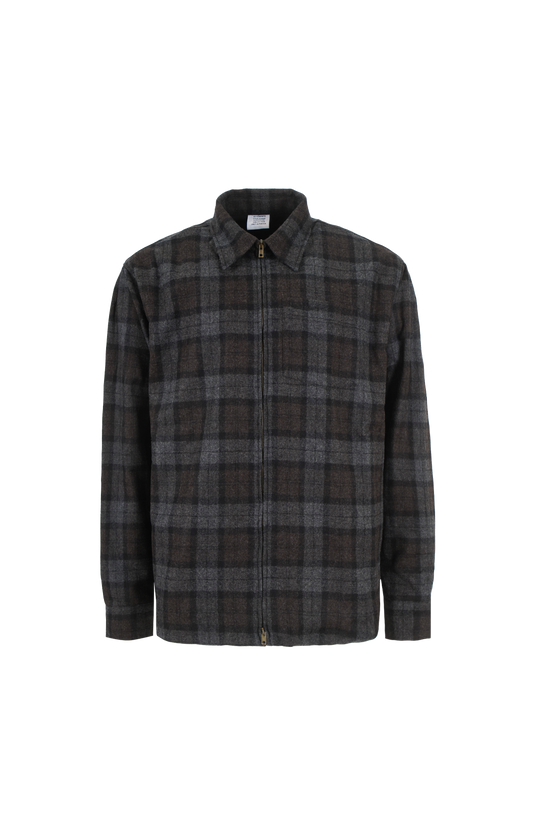 Checked Zip Jacket