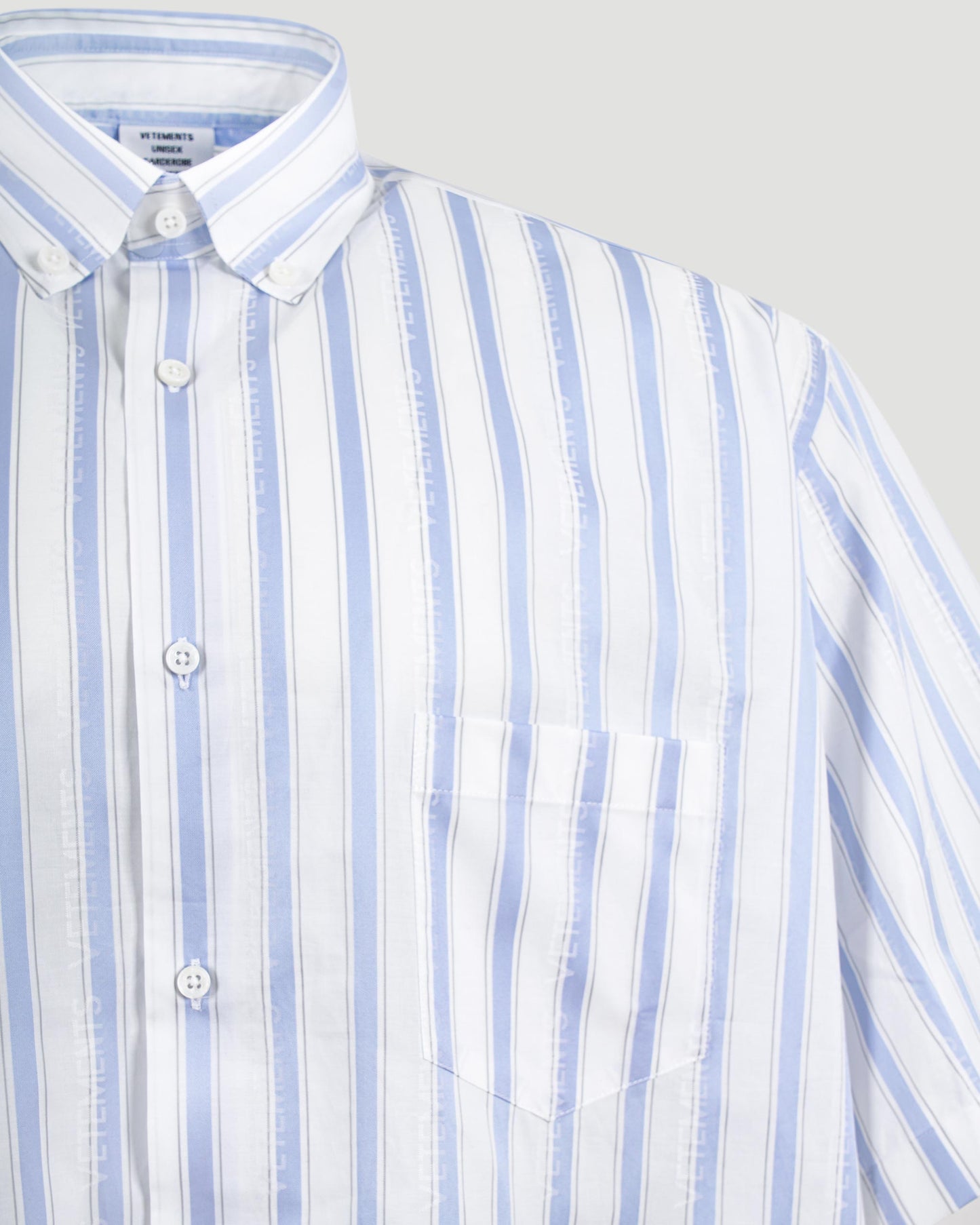 Striped Shirt in Blue and White