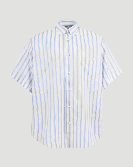 Striped Shirt in Blue and White