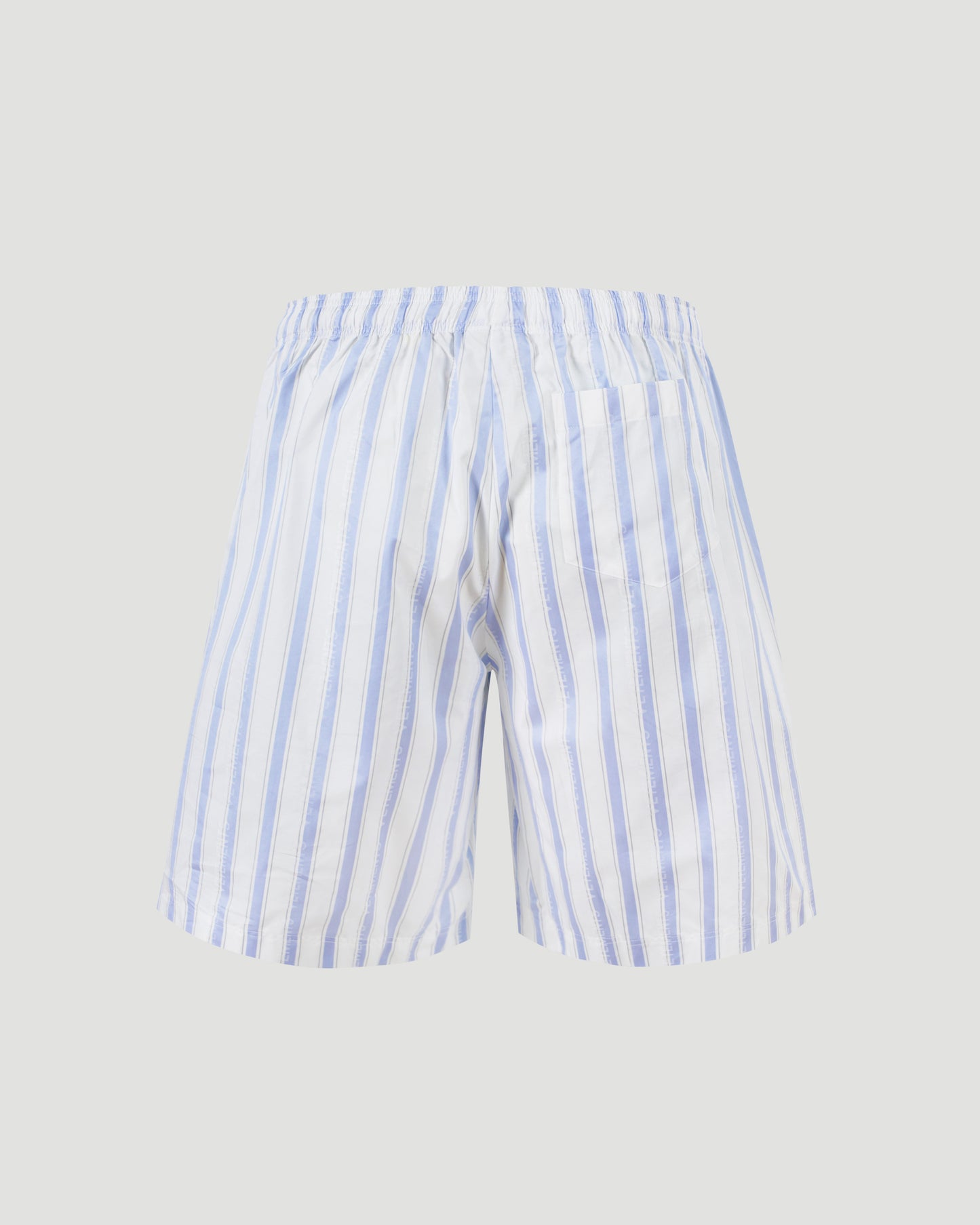 Striped Shorts in Blue and White