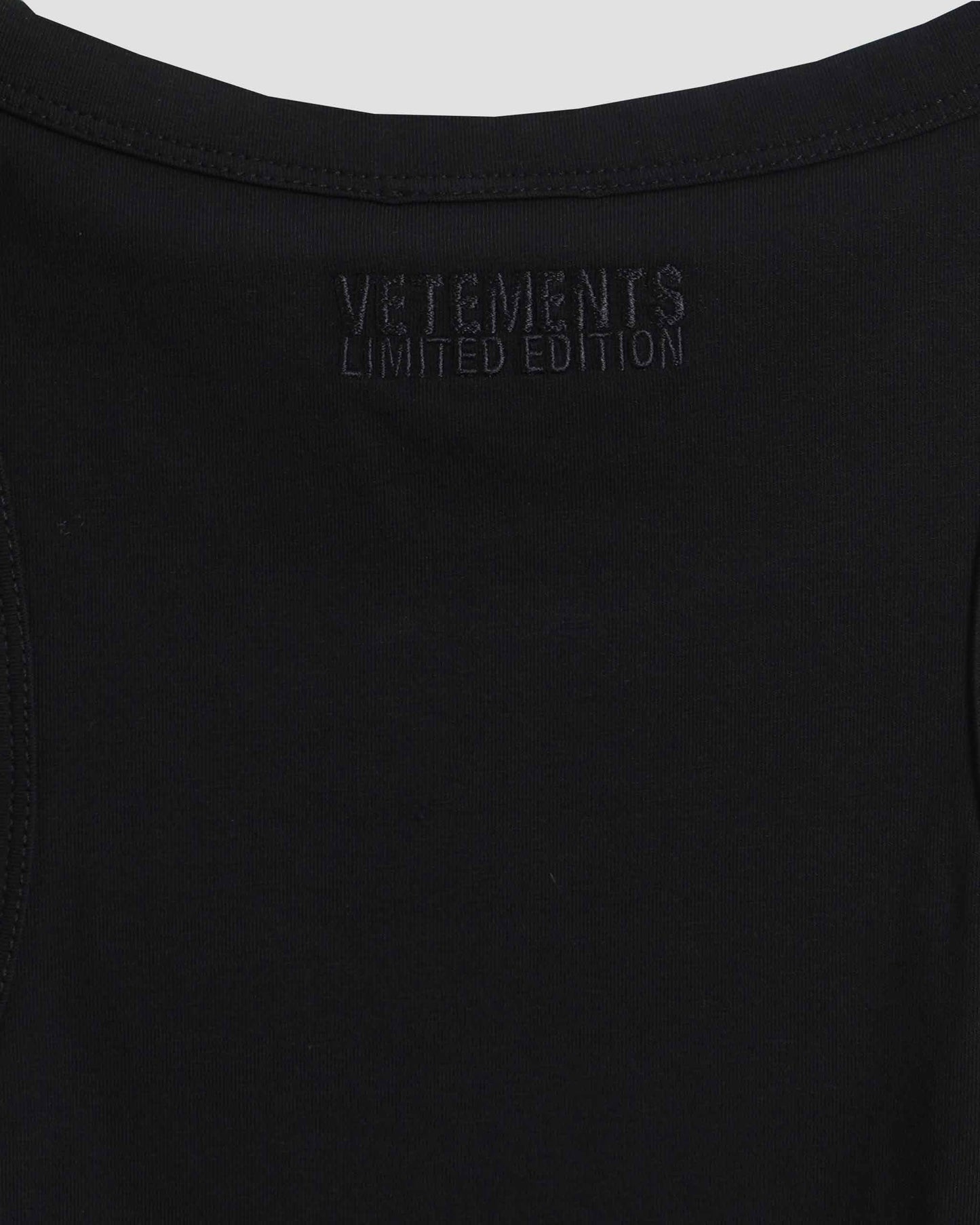 Black Tank Top With Logo