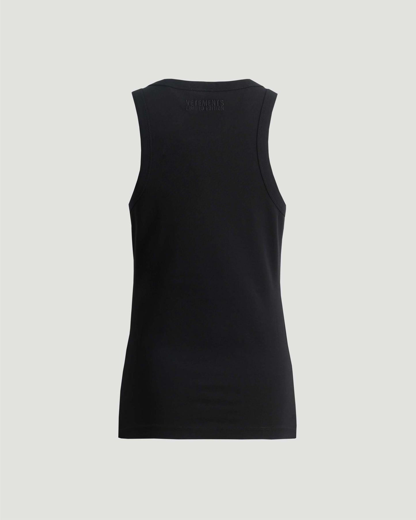 Black Tank Top With Logo