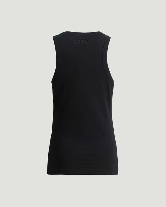 Black Tank Top With Logo