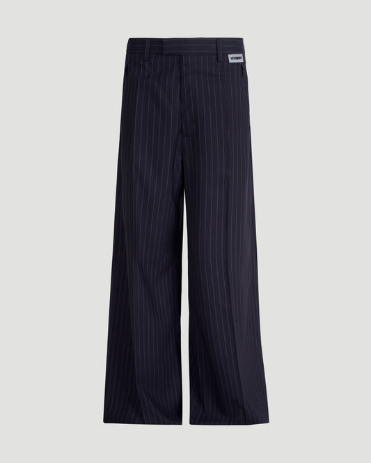 STRIPED TROUSERS IN NAVY and WHITE