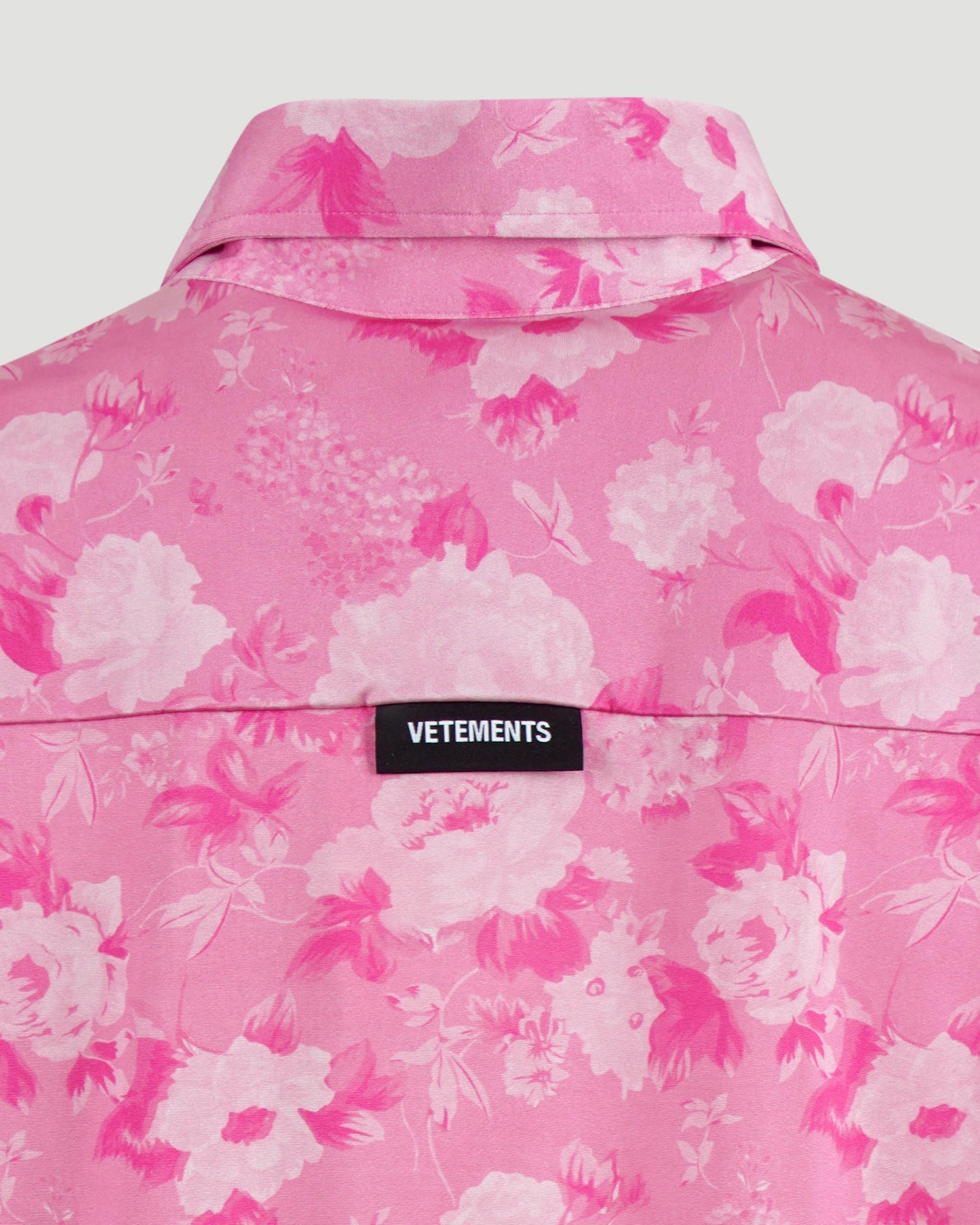 Flowerprint fluid short-sleeve shirt