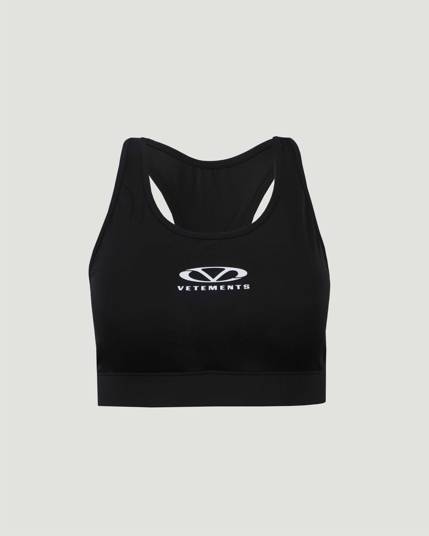 Black Sports Top With Logo
