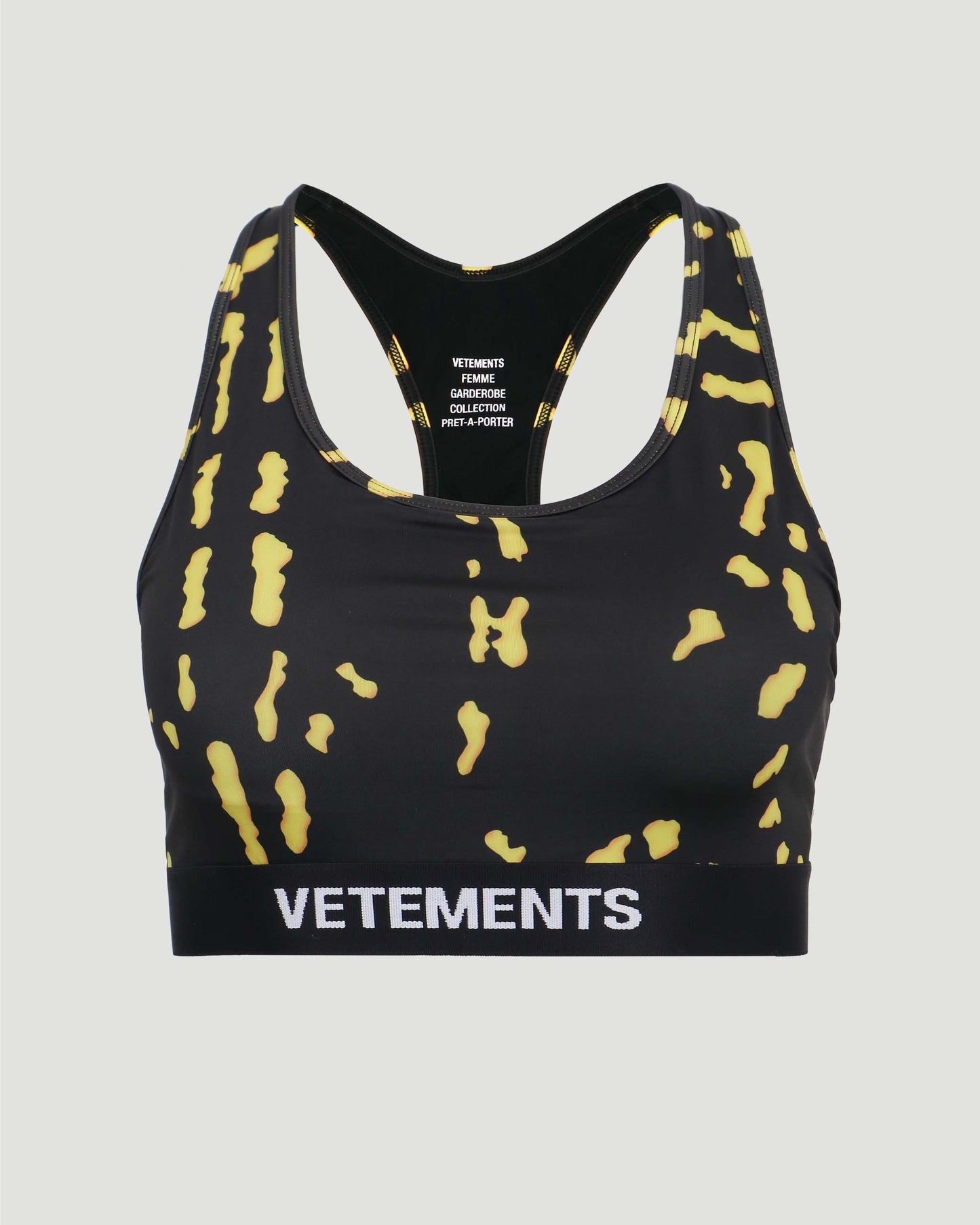 SALAMANDER PRINT SPORTS BRA