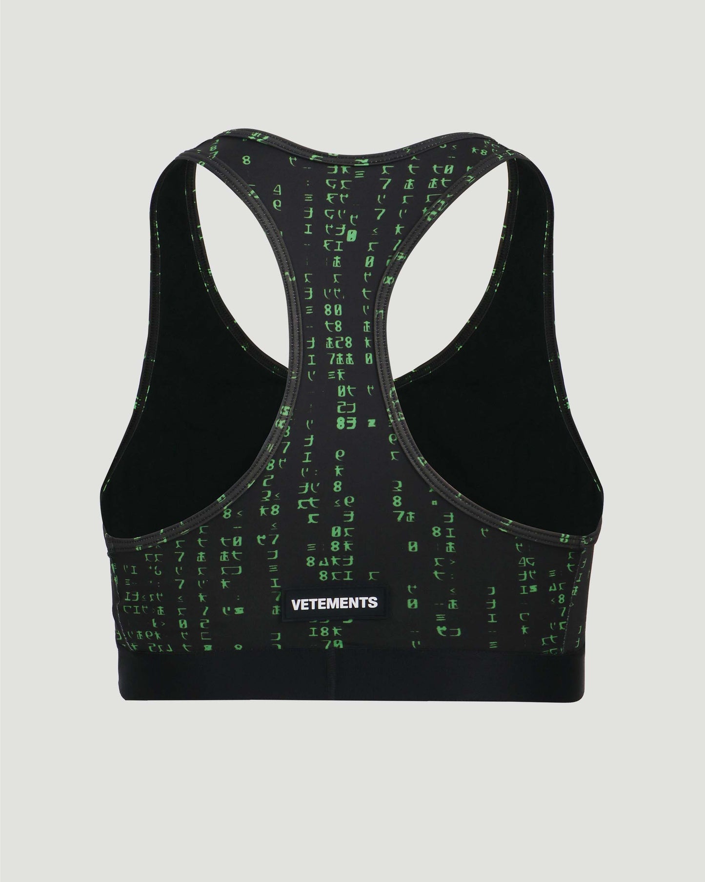 Matrix print sports bra