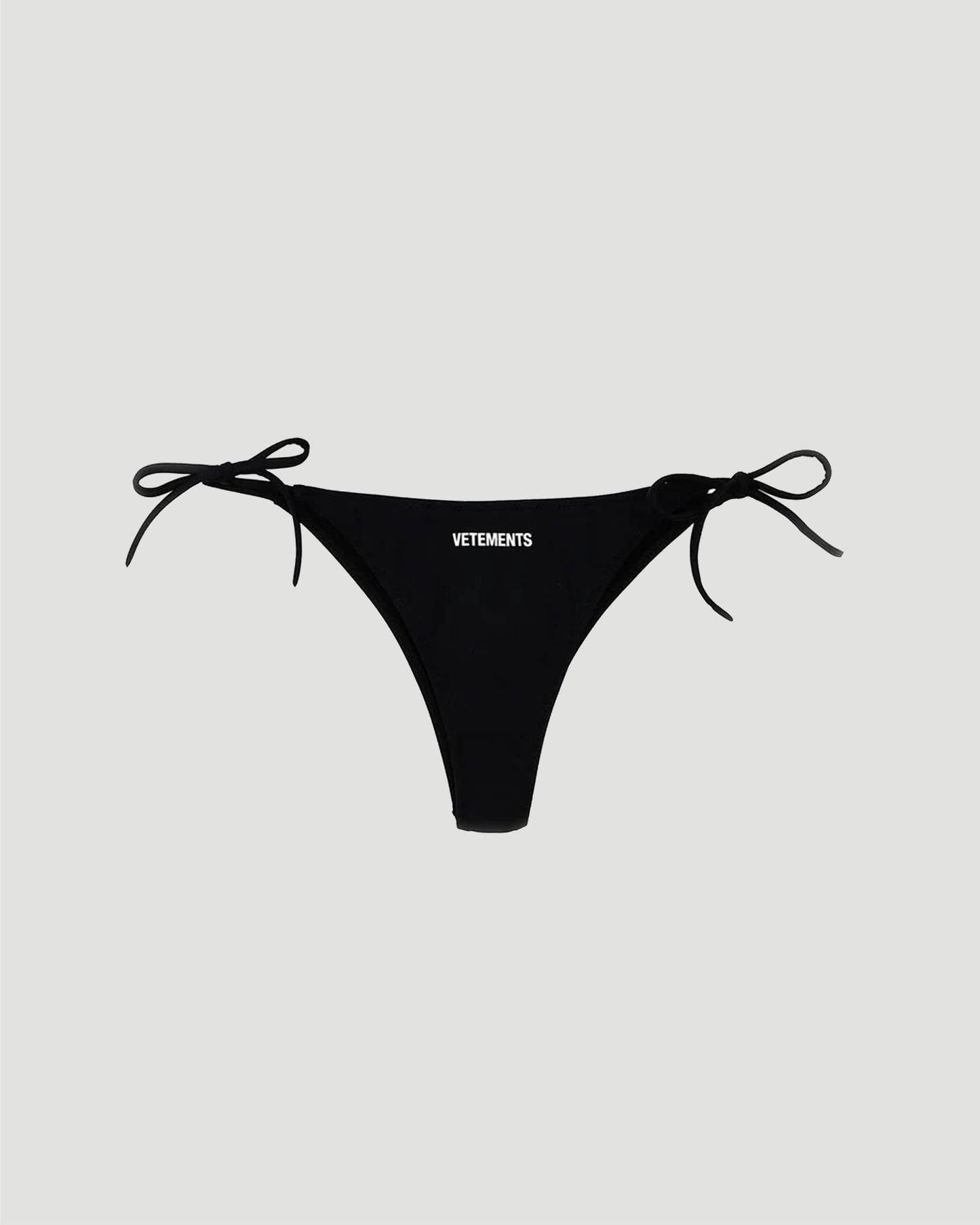Logo Bikini Bottoms in Black