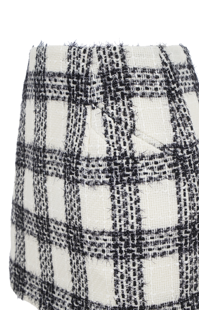 Checked Miniskirt