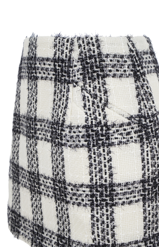 Checked Miniskirt