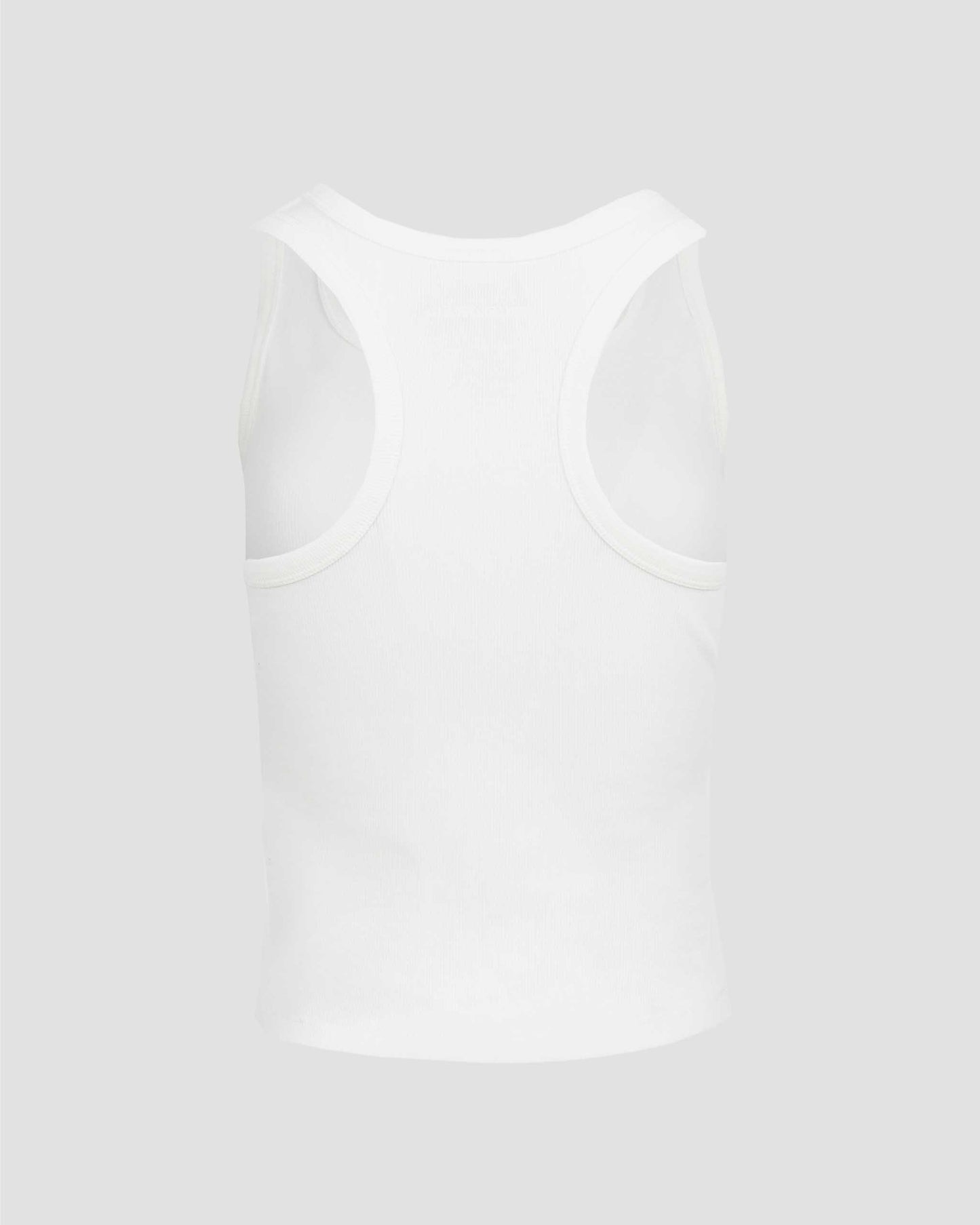 Cotton Tank Top in White