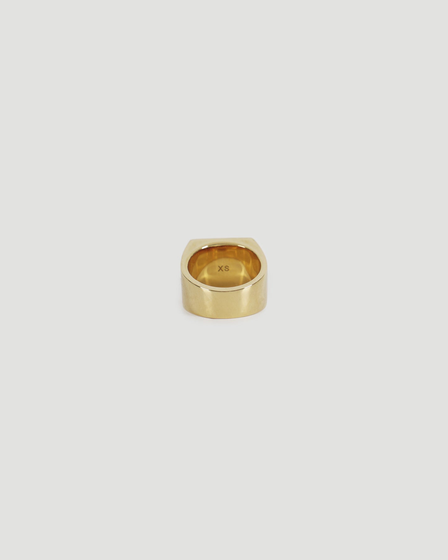 BARCODE RING IN GOLD