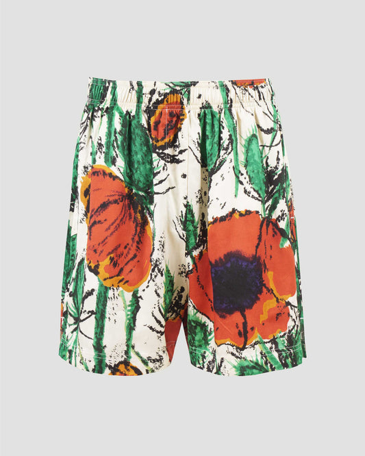 Poppy Red Shorts