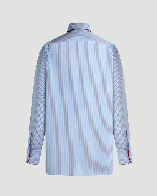 STRIPED POPLIN SHIRT