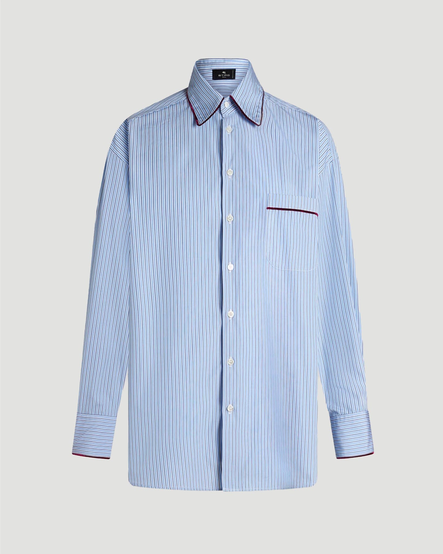 STRIPED POPLIN SHIRT