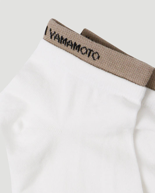 Mid-Calf Socks In White