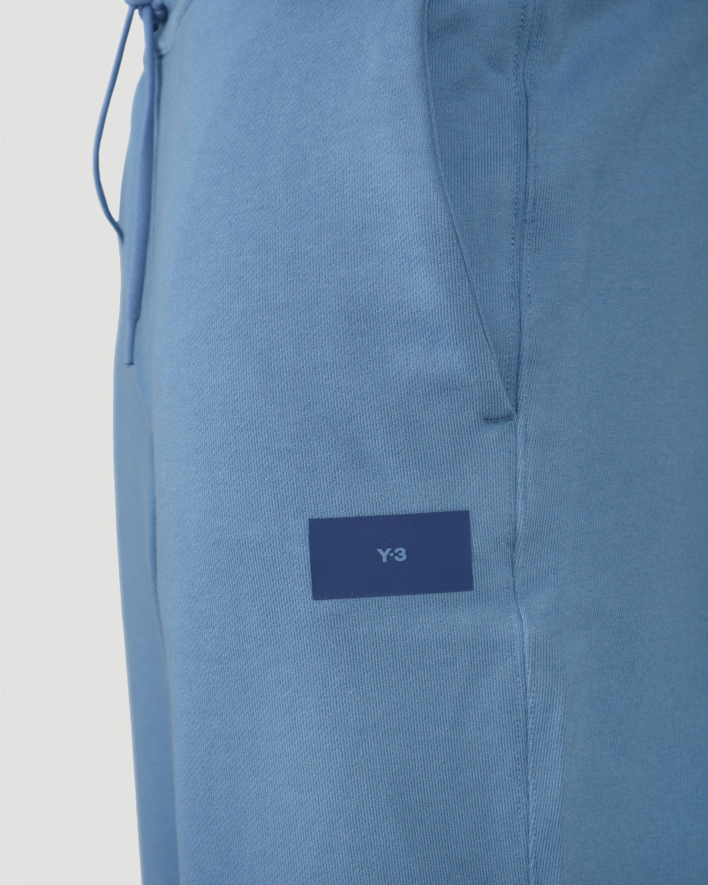 Y-3 Classic Terry cuffed pants in blue — product photo 2