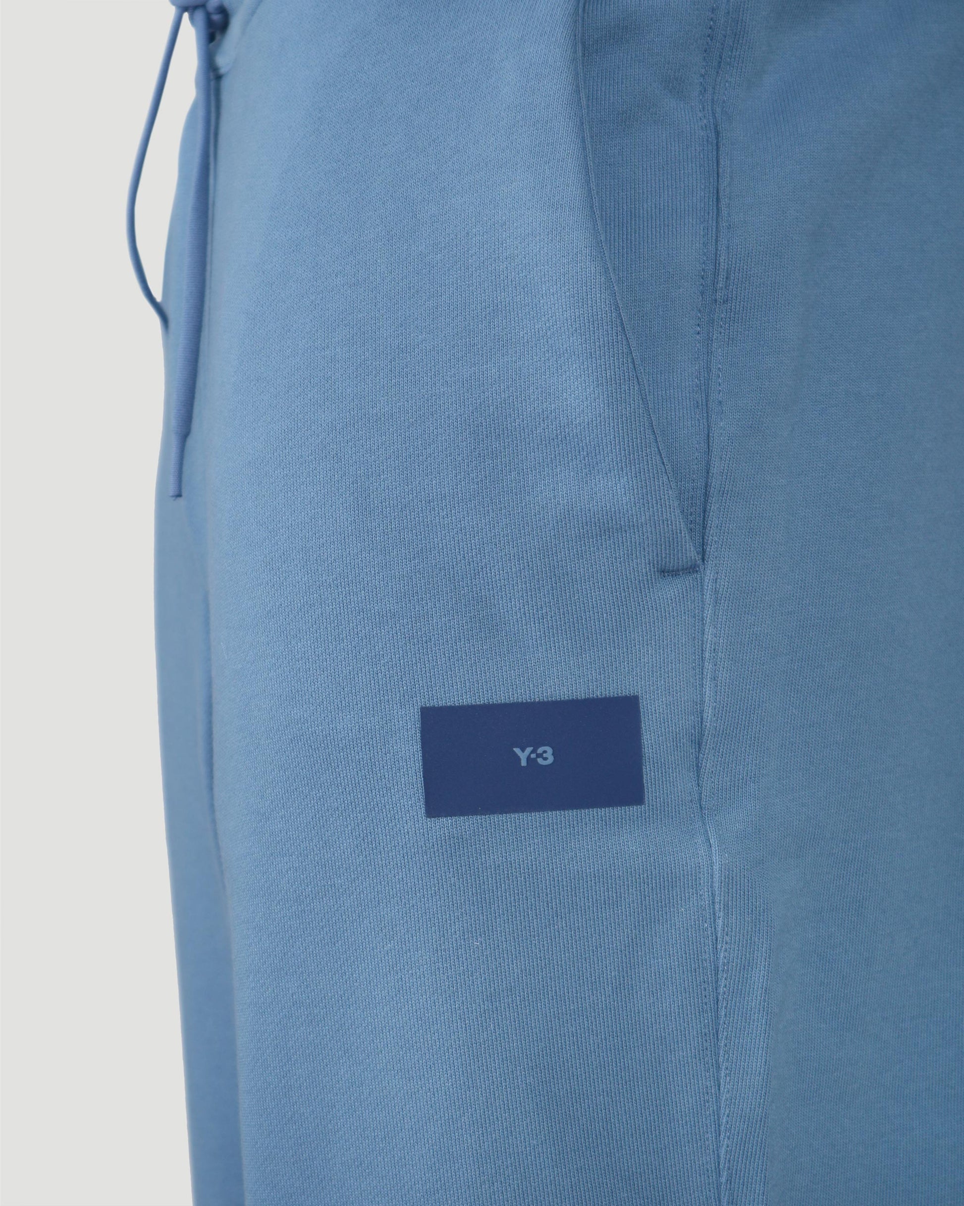 Y-3 Classic Terry cuffed pants in blue — product photo 2